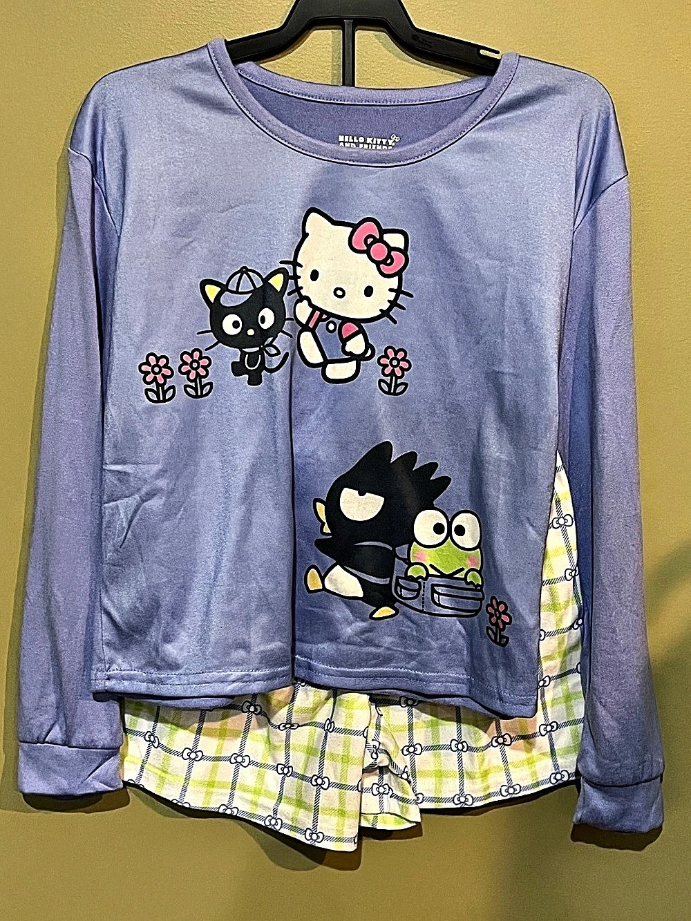 Pick 2/$15.00
Hello Kitty Printed Pajama Set in Purple